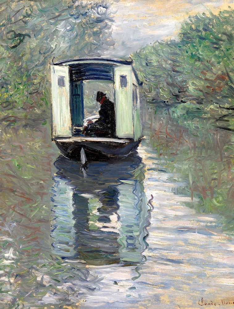 Claude Monet - Houseboat