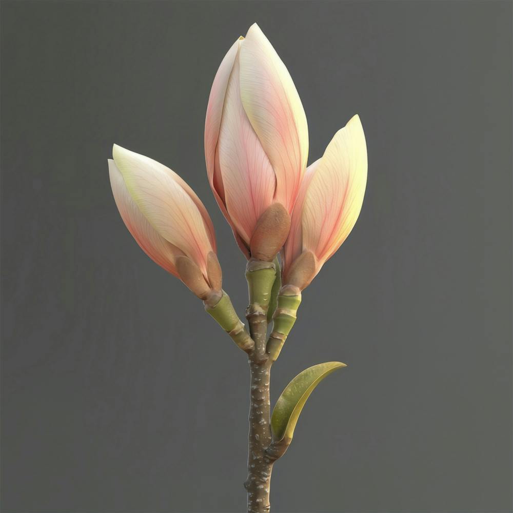 Floral Art 0006 Single Flowers 0000 Floral Bot 0000 Bp6586 Imagine An Frangipani Flowers Boquet In Its Closed Sta 05cc92