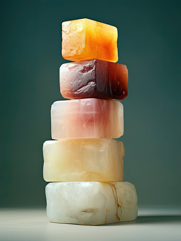 Stack Of Soap, Stones Art 1