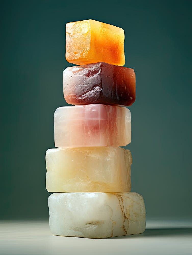 Stack Of Soap, Stones Art 1