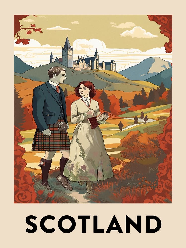 Vintage Travel Poster Scotland 3