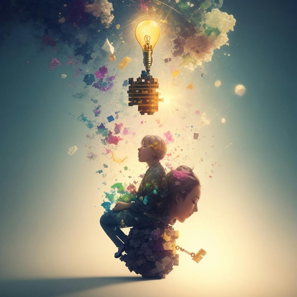 Child With A Lightbulb