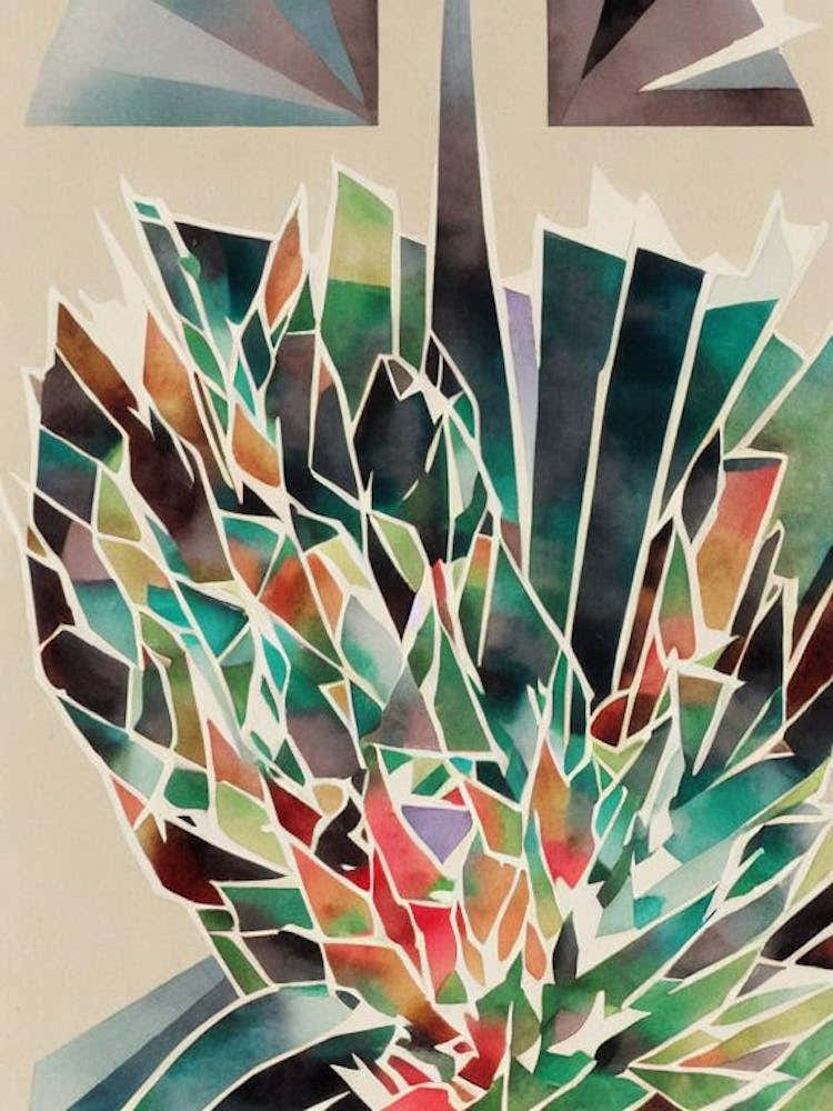 Dead Man'S Fingers Vintage Graphic Watercolour