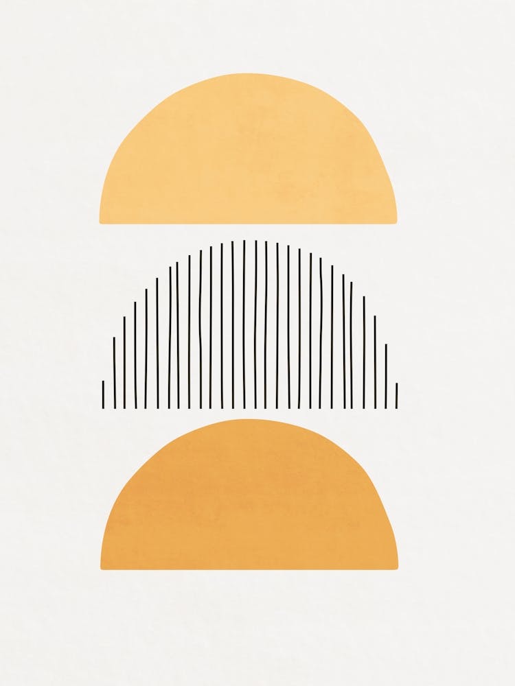 Lines and Shapes - Yellow
