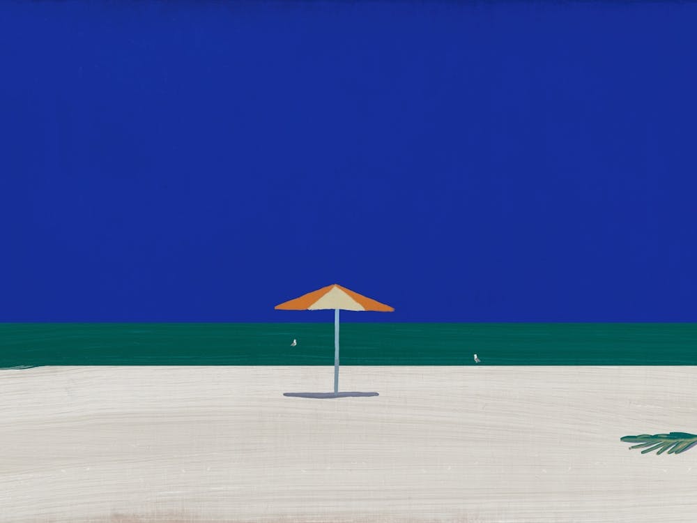The Beach umbrella