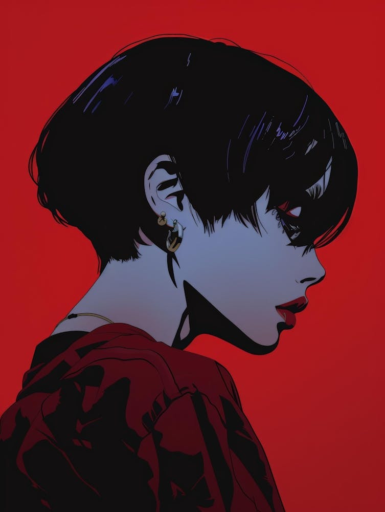 Girl With Black Hair