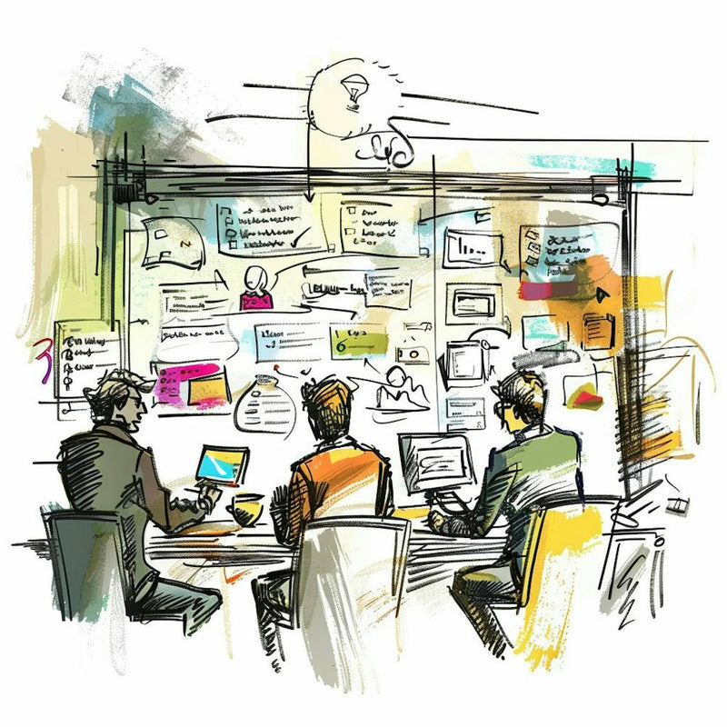 Group Of People At A Meeting