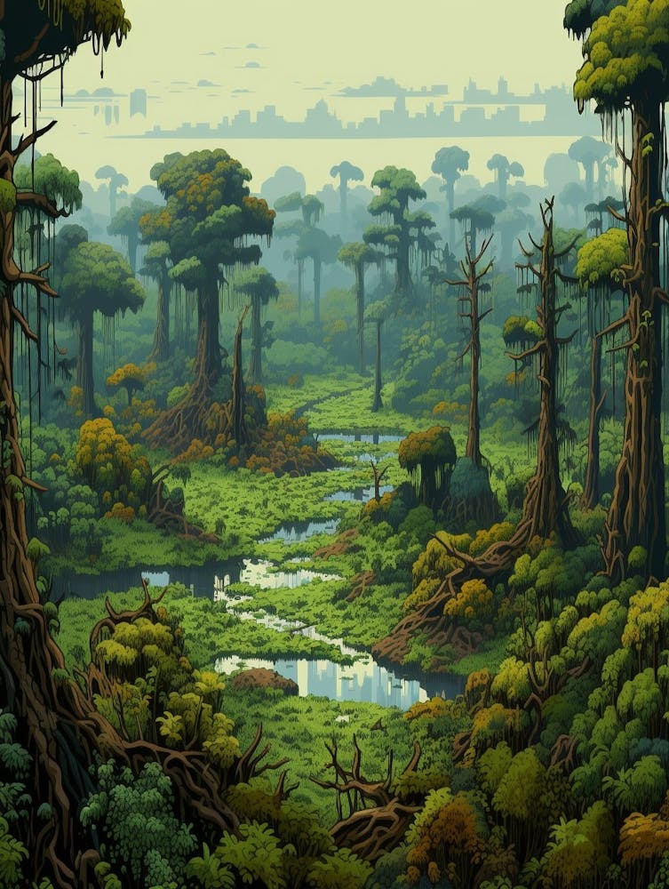 Congo Basin Pixel Art 4