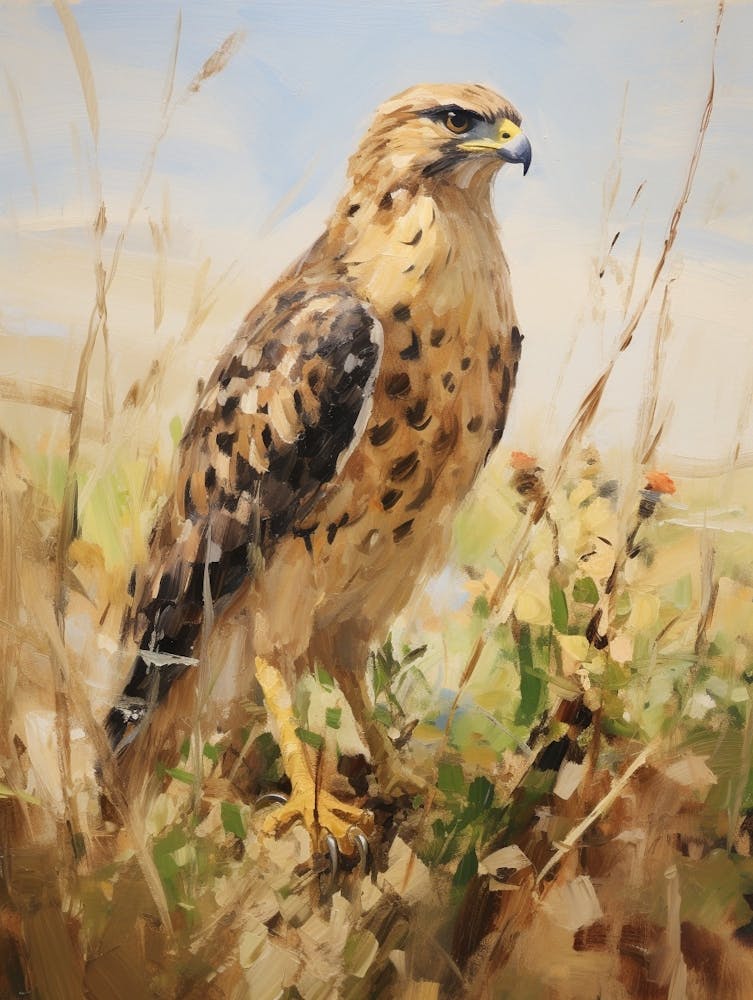 Bird Painting Falcon 6
