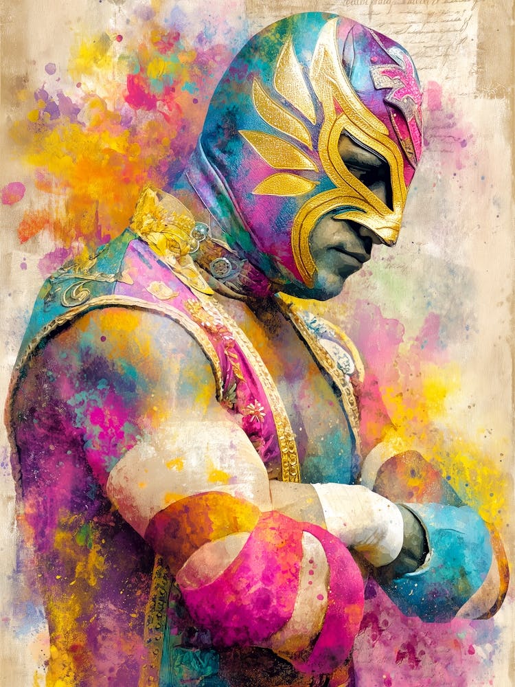 Lucha Libre Mexican art 3