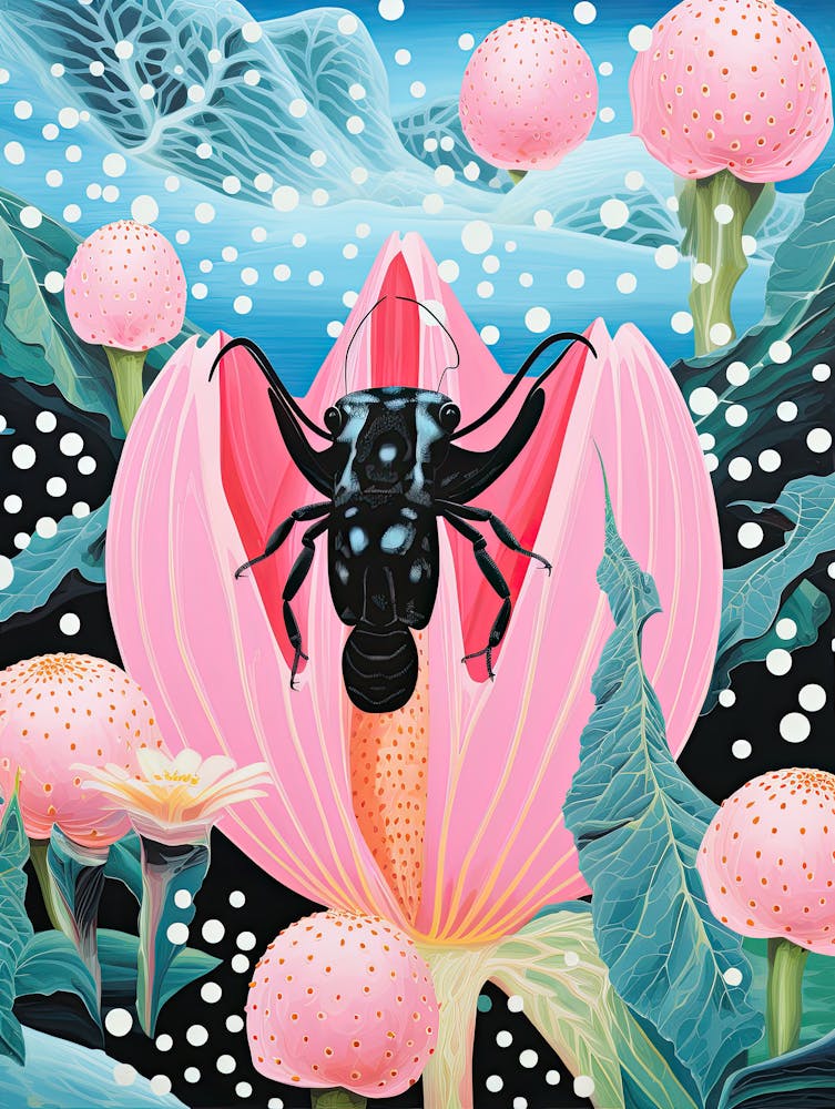 Beetle | Inspired by Yayoi Kusama