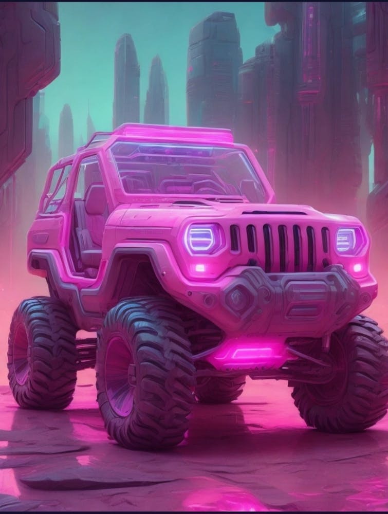 Pink Jeep 1