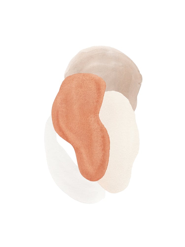 Watercolor Shapes Abstract