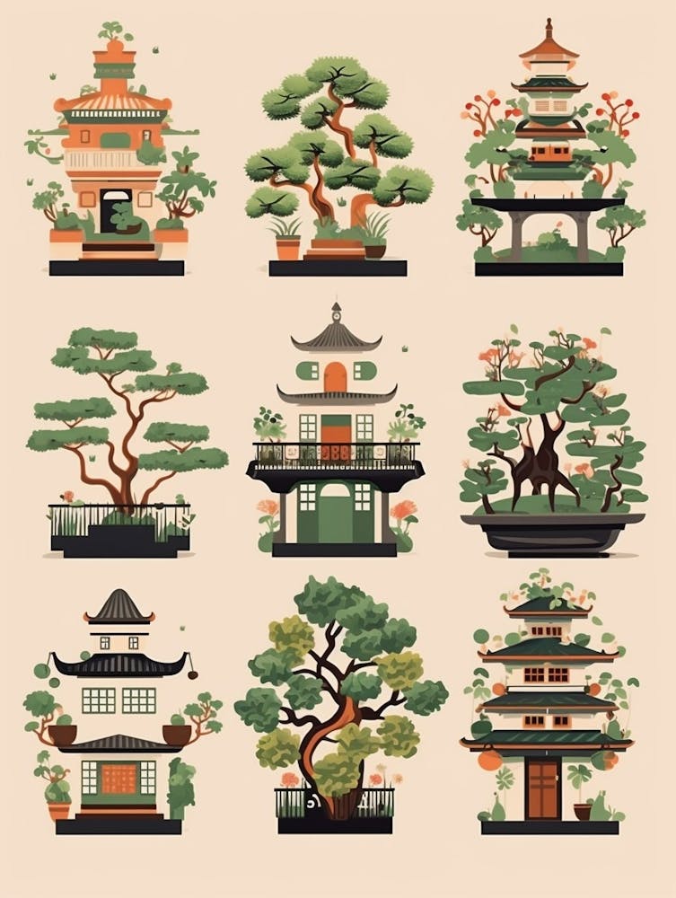 Bonsai Tree Japanese Style 12