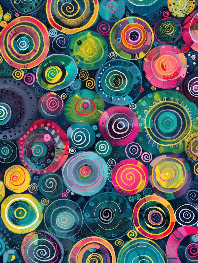Bunte Wirbel 7