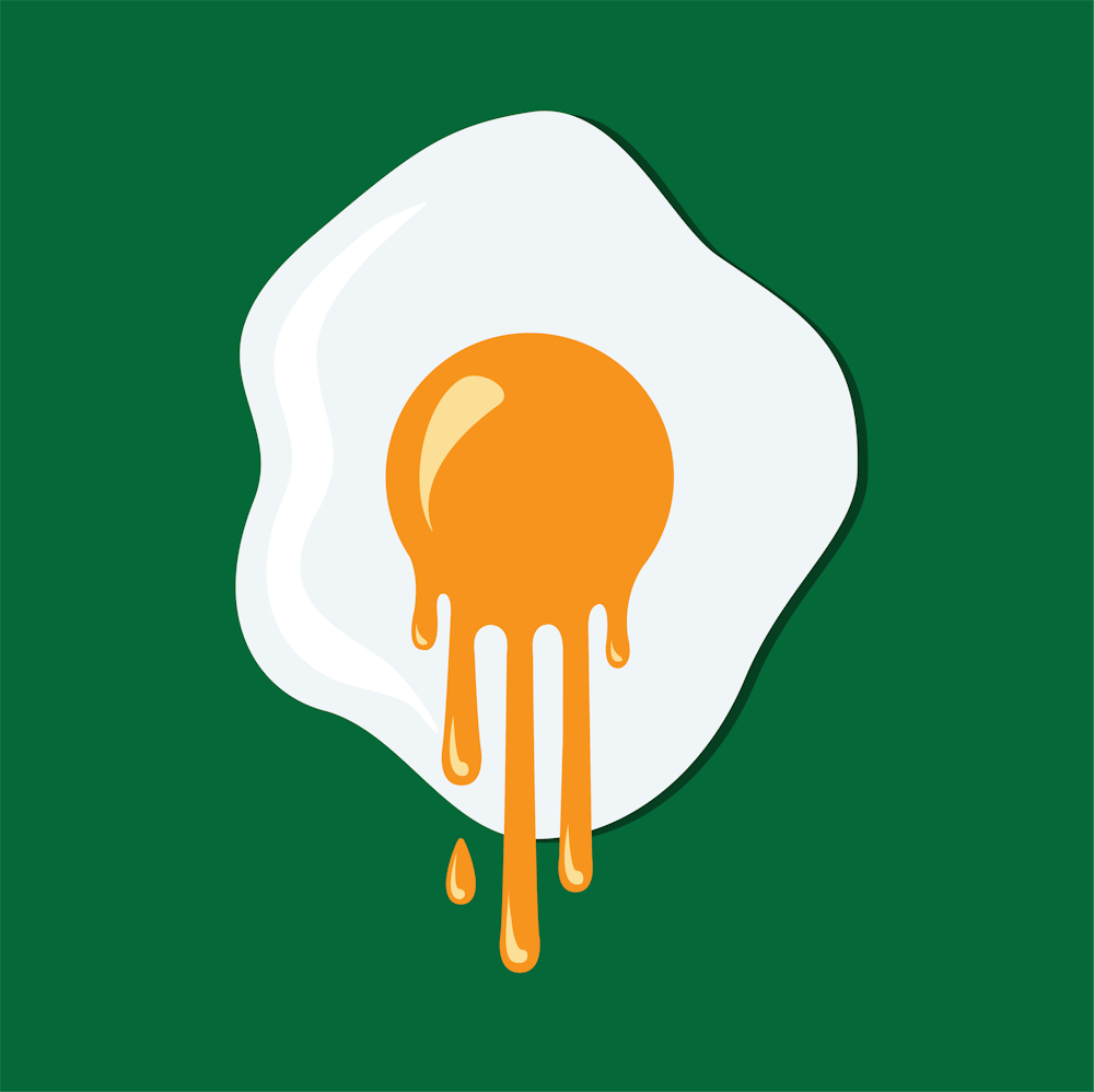 Runny Egg Green