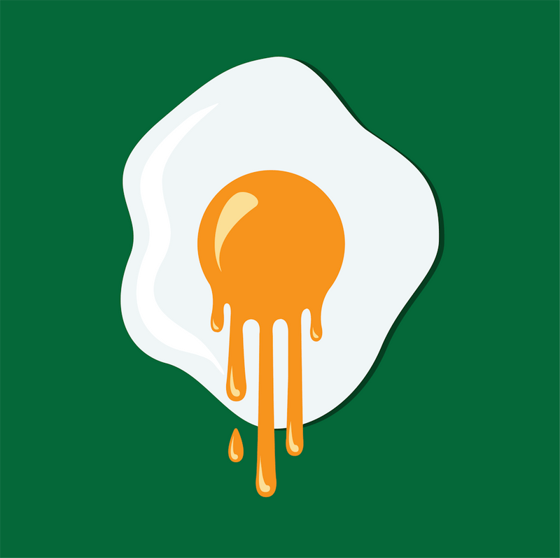 Runny Egg Green