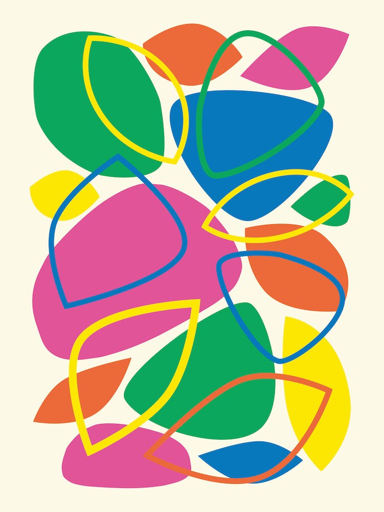 Colorful Mid Century Modern Abstract 23 1