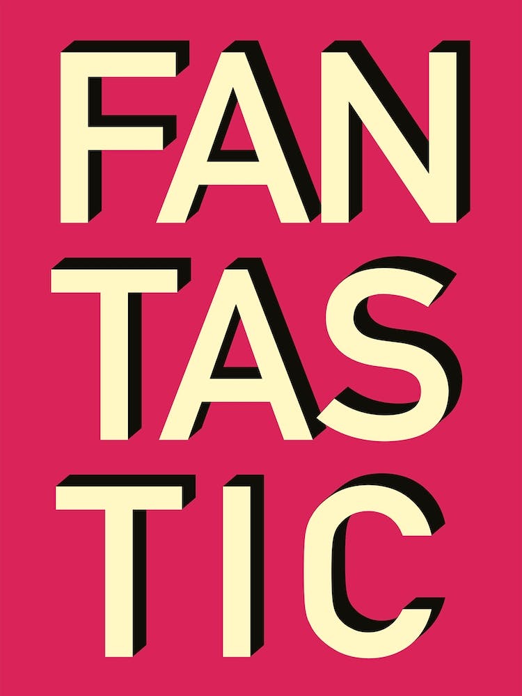 Pink Fantastic Typography
