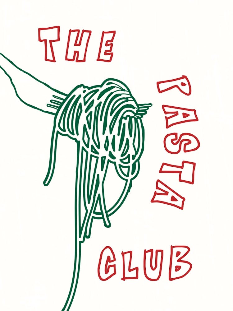 The Pasta Club - Red & Green