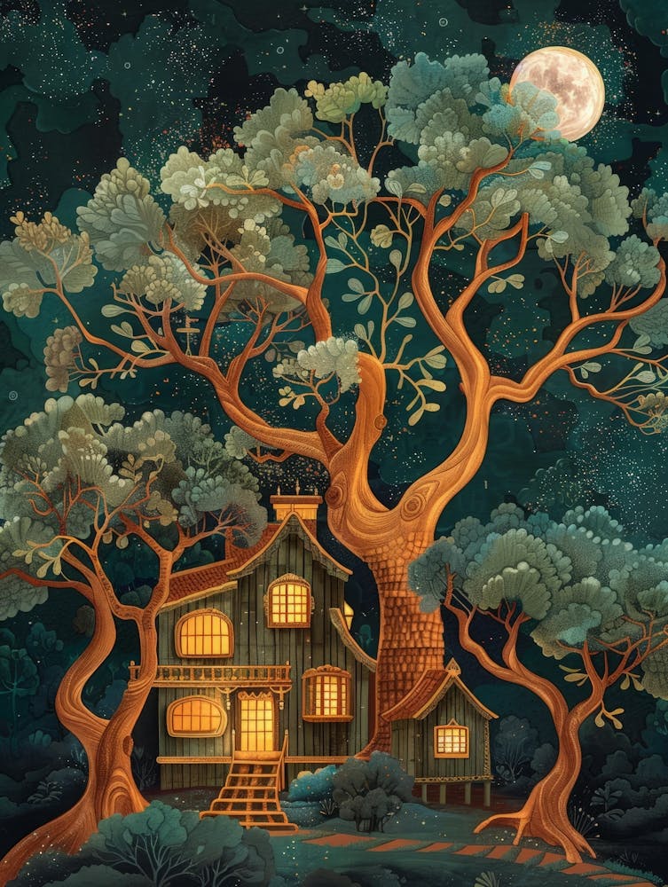 Fairy House In The Forest