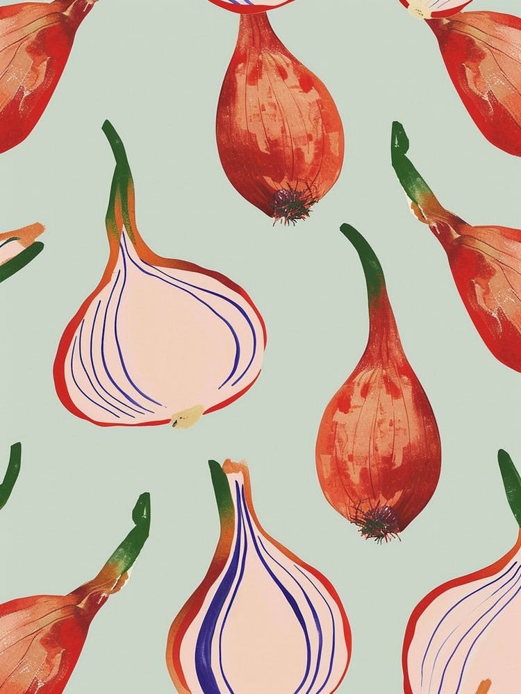 Onion Pattern Illustration 2