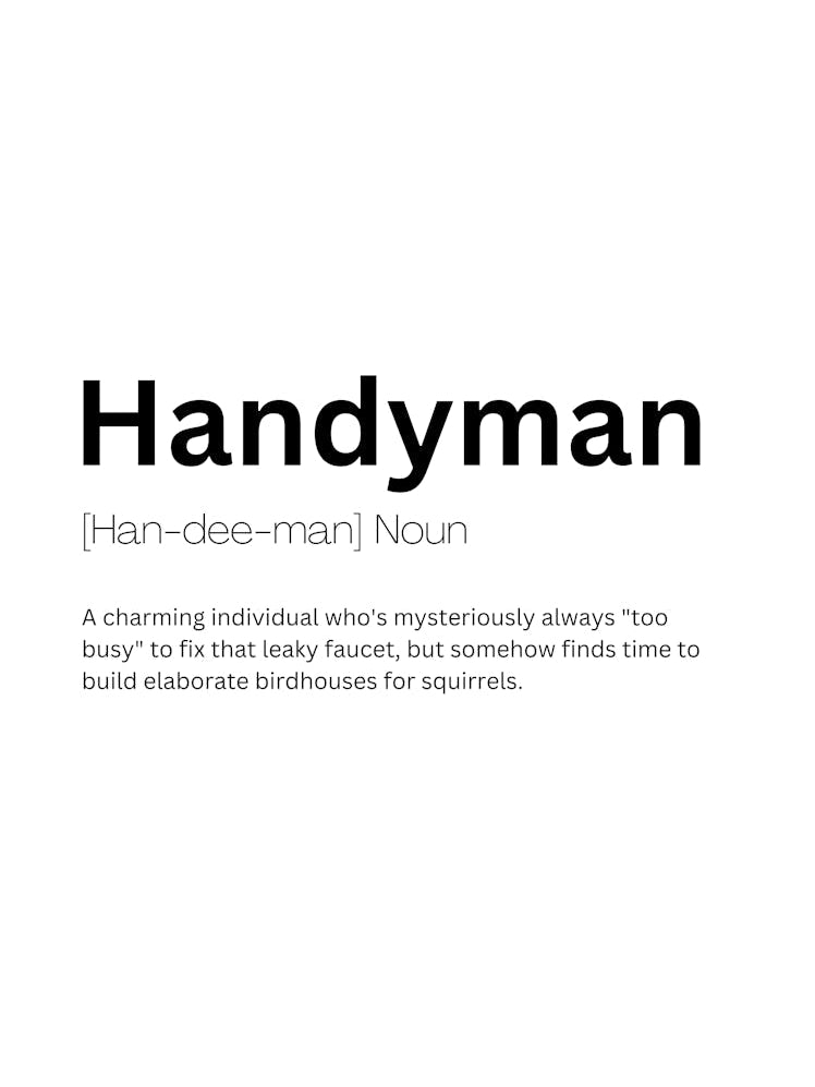 Handyman Definition Meaning