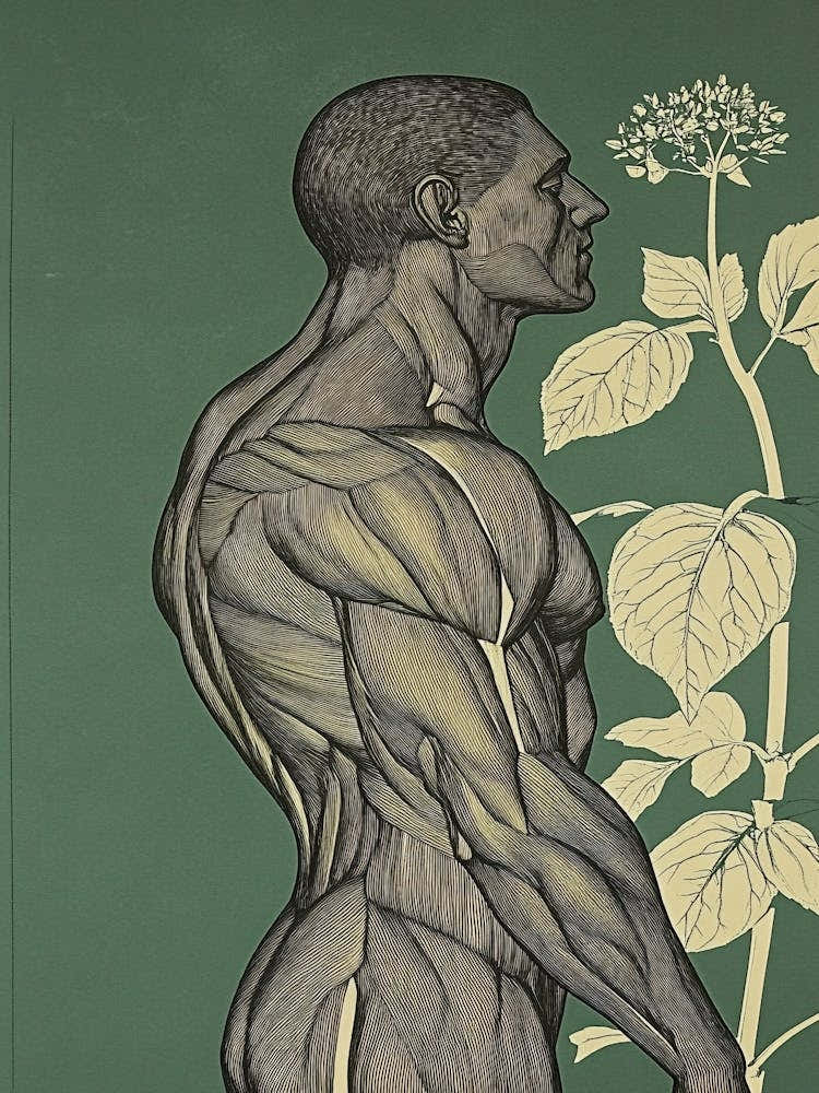 Anatomy Of A Man - Bodybuilder