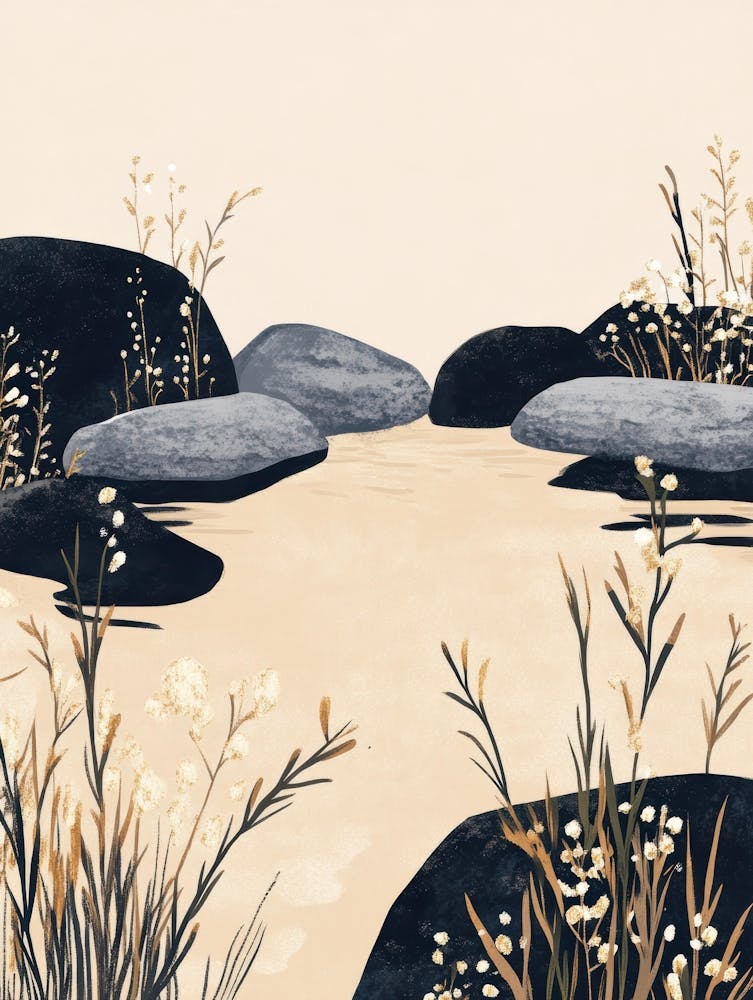 Rocks In The Water