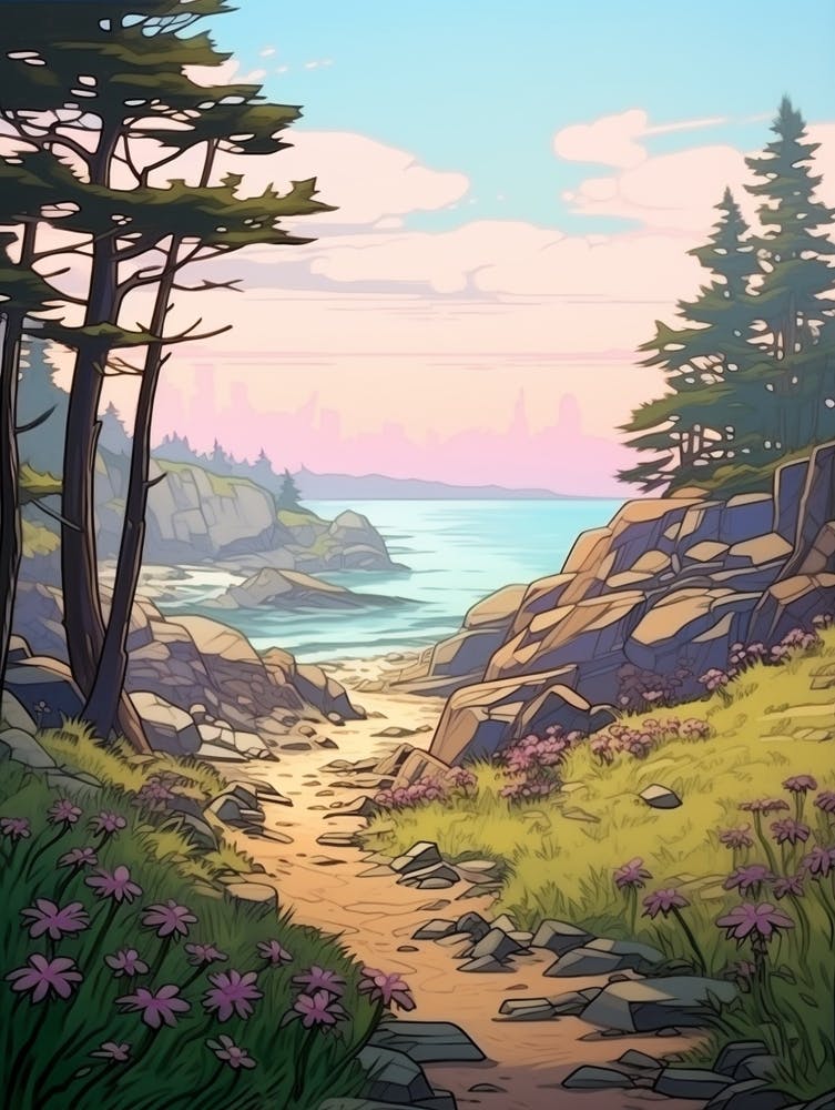West Coast Trail Canada 3 Hike Illustration