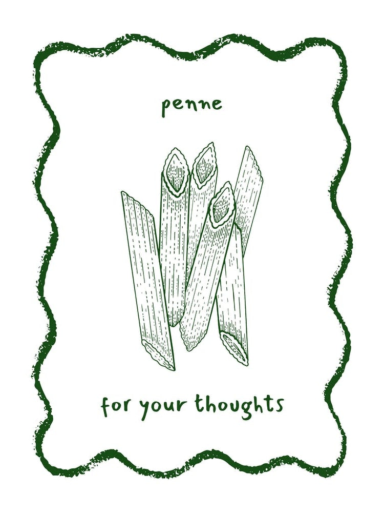 Green Penne For Your Thoughts Pasta
