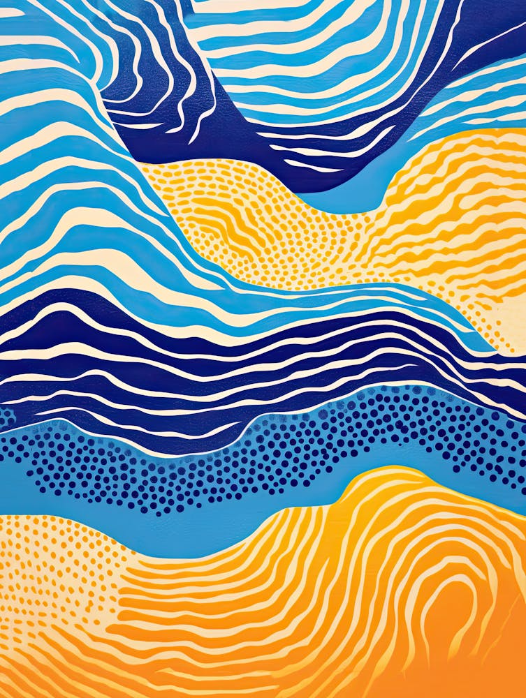 Neon Rivers Streaming Through Dimensions