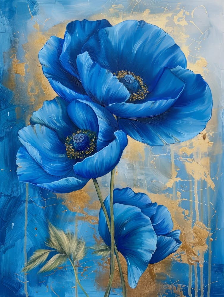 Blue Poppies 20