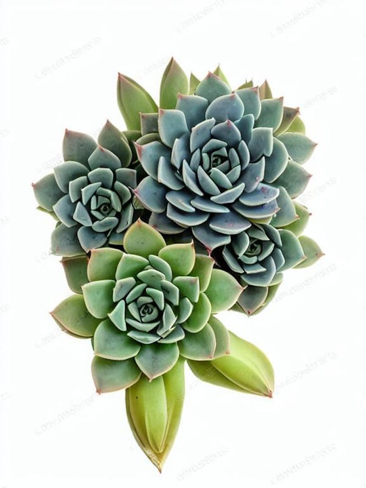 Echeveria (Echeveria Species) Watercolor