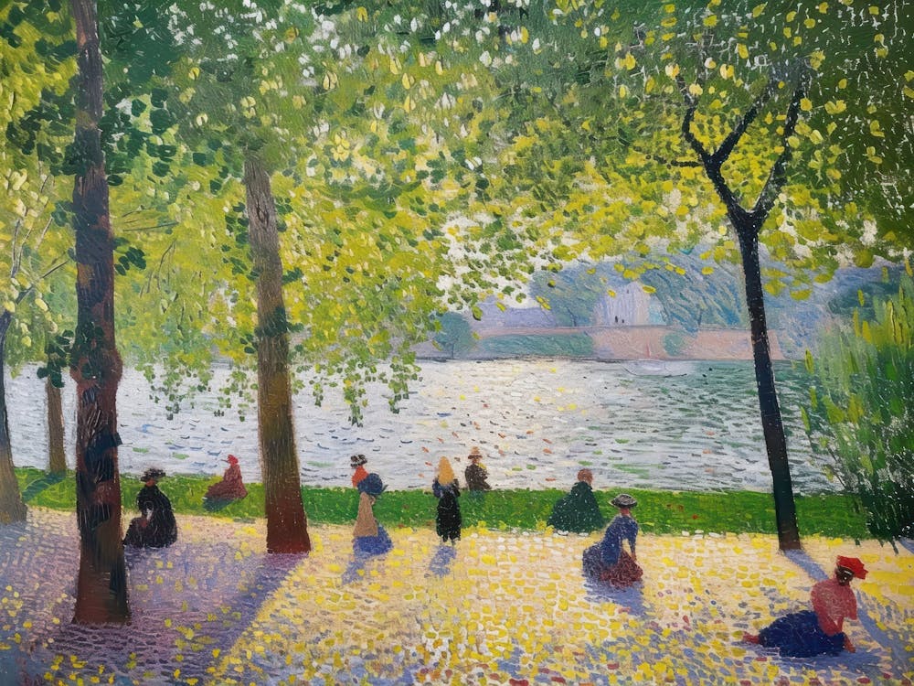 Contemporary Artwork Inspired By Georges Seurat 1