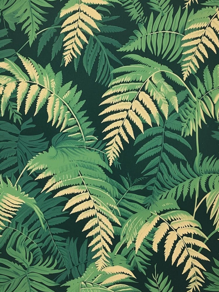 Pattern Poster Soft Shield Fern 3