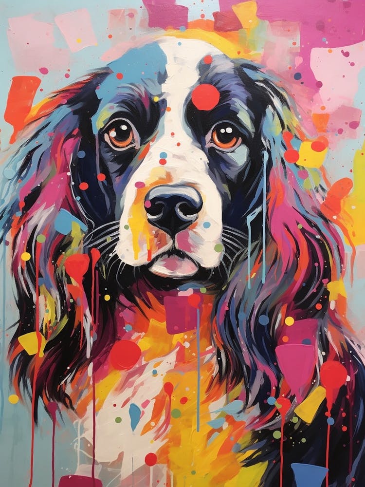 Cavalier King Pop Art Paint 3