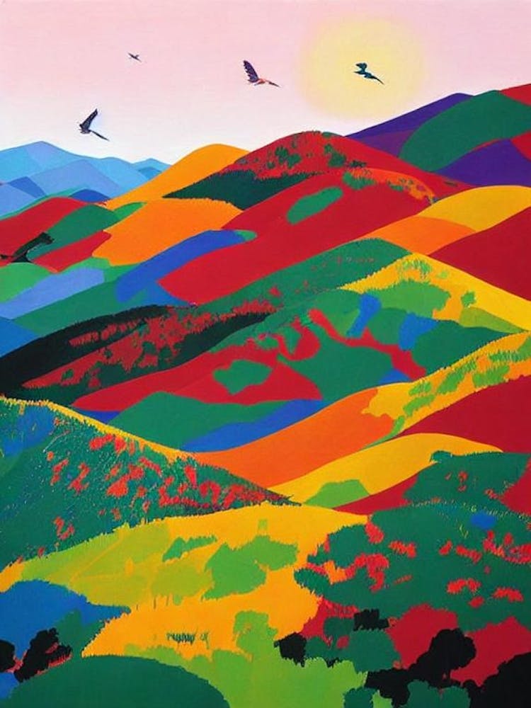 Gobi Gurvansaikhan National Park 1 Mongolia Abstract Colourful