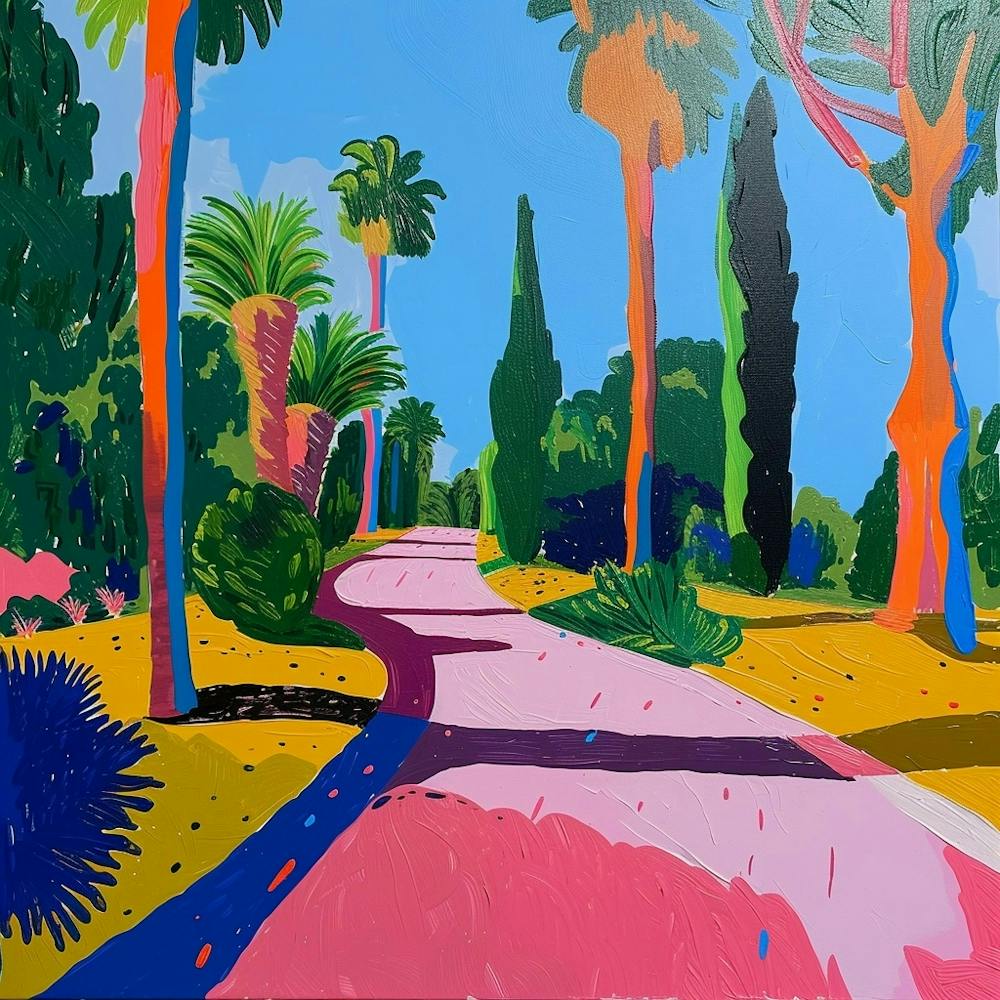 Abstract Park Collection Maria Luisa Park Seville Spain 2