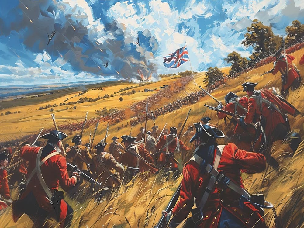 Revolutionary War Painting (1775), Wall Decor, Home Decor, Historical Art, American History, Canvas Art