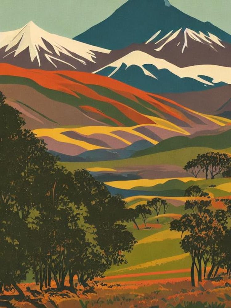Amboró National Park 2 Bolivia Vintage Poster