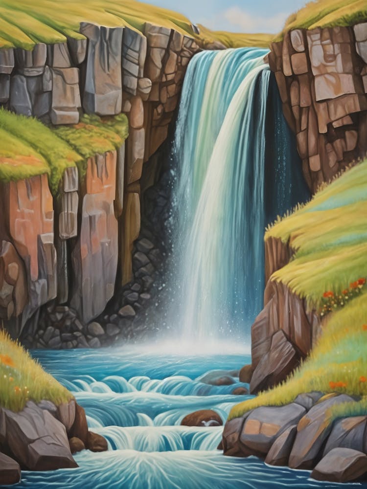 Iceland Waterfall no1