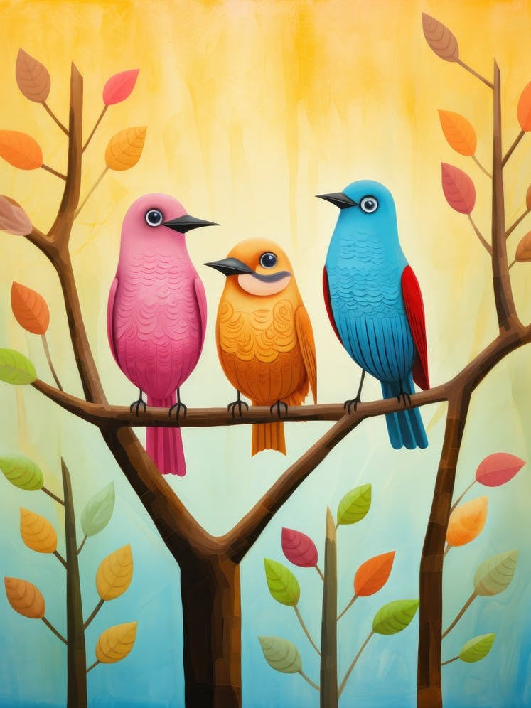 Birds In The Tree 3