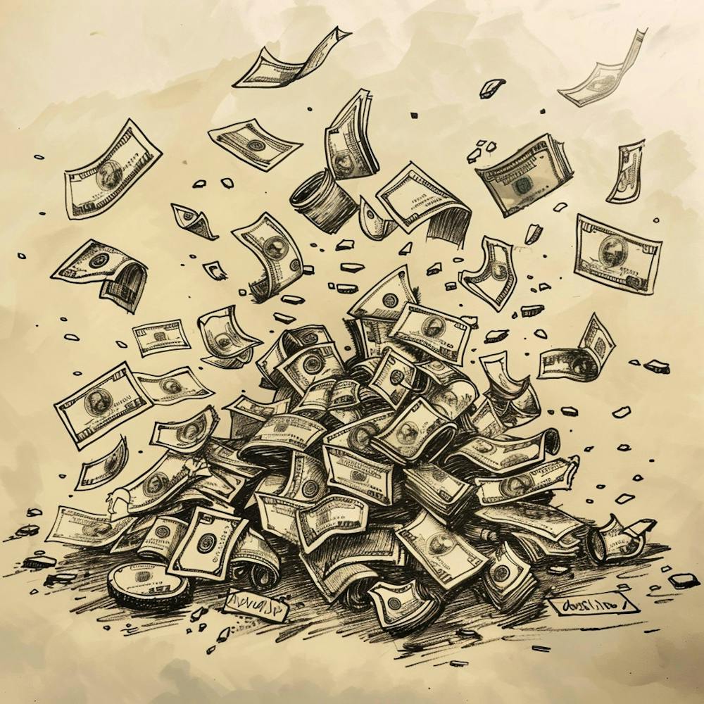 Money Falling From The Sky 1