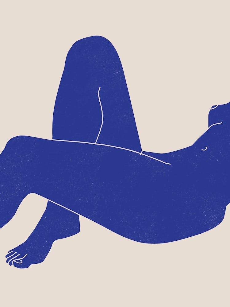 Nude Study Blue 2