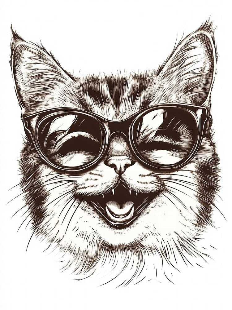 Cat In Sunglasses 9