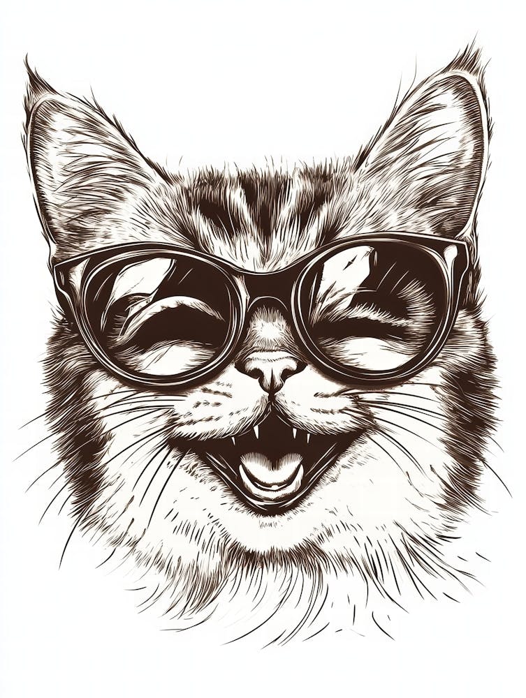 Cat In Sunglasses 9