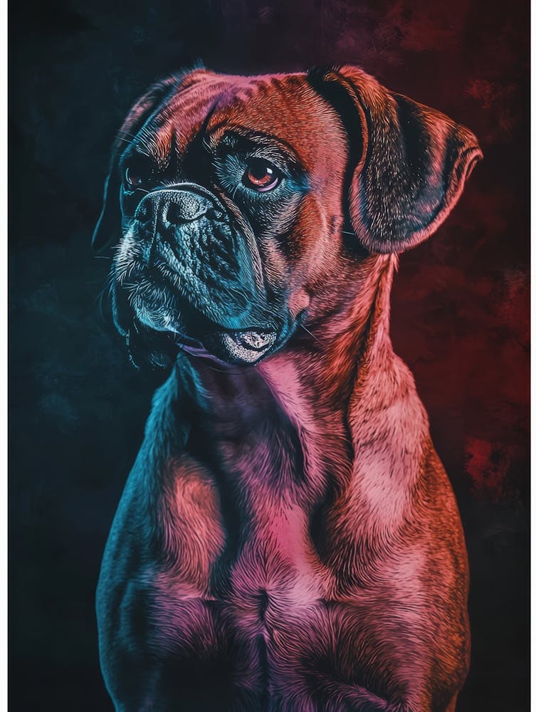 Boxer Canvas Print 1