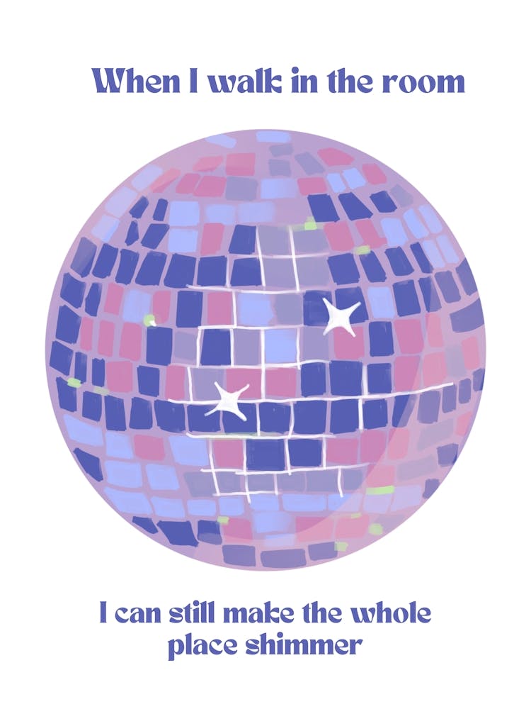 Bejeweled Taylor Swift Disco Ball Music Fan Art