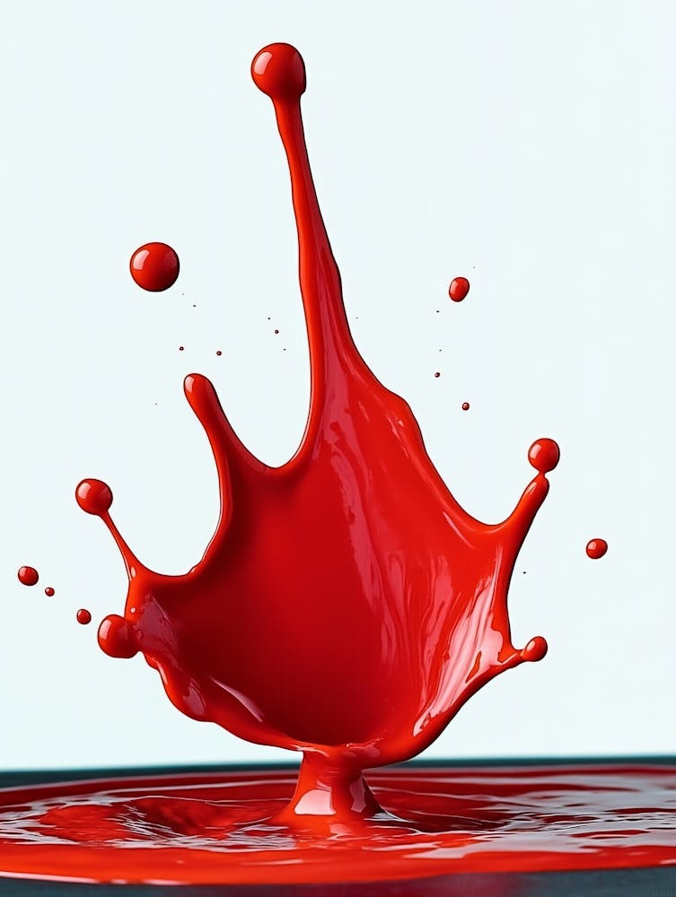Red Paint Splash